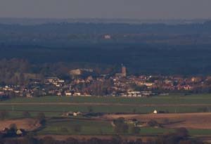 Petworth from the Downs